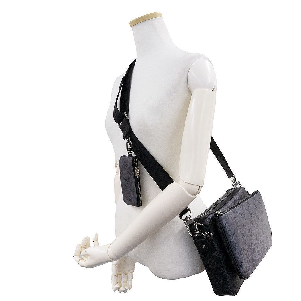 Monogram Eclipse Trio Messenger Shoulder Crossbod… - image 8